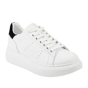 Marc Fisher White Leather Platform Sneaker size 7.5